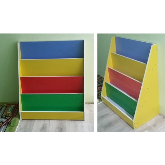 وحدة عرض كتب ملون- قد تختلف الالوان عن الصوره