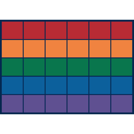 سجاد مربعات الألوان الضخمة تستوعب ٣٠ طفل  3*4 متر