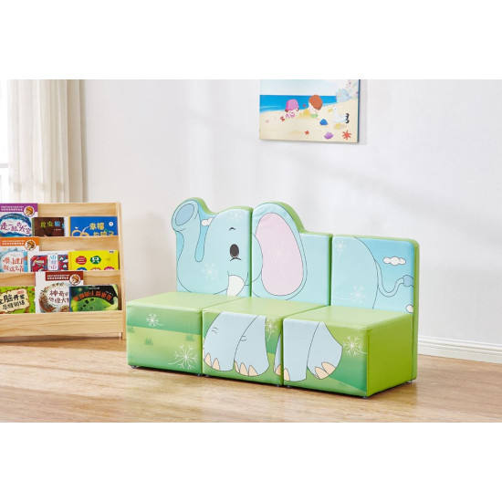 كنب صوفا ثلاثي - الفيل مقاس: W110*D41*H68