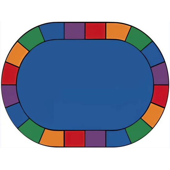 سجاد الأنشطة البيضاوية الضخمة تستوعب ٢٠ طفل 3*4 متر