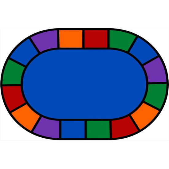 سجاد الأنشطة البيضاوية 2*3 متر