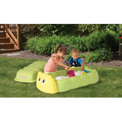 صندوق الرمل شكل اليرقة