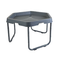 طاولة الرمل و الماء السداسية - رصاصي مقاس :80*89*7 سم