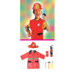 بدلات المهن مع الأدوات- رجل الإطفاء