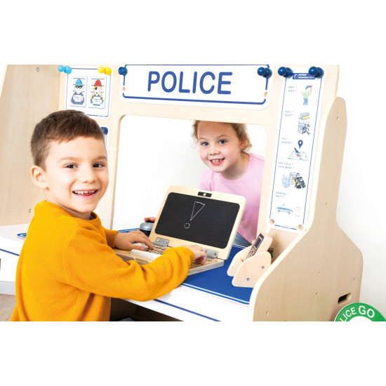 محطة الشرطة / المطافي 2 في 1 مع الملحقات