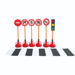 طقم اشارات المرور مقاس :79*52*60سم