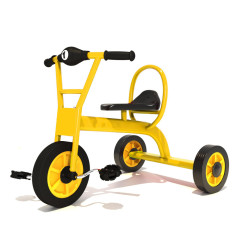 دراجة فردية ثلاث كفرات مقاس 85*56*63 سم - اصفر