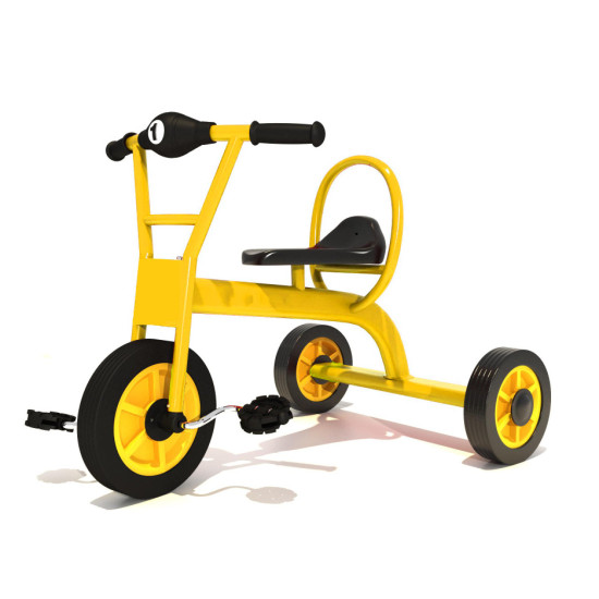 دراجة فردية ثلاث كفرات مقاس 85*56*63 سم - اصفر