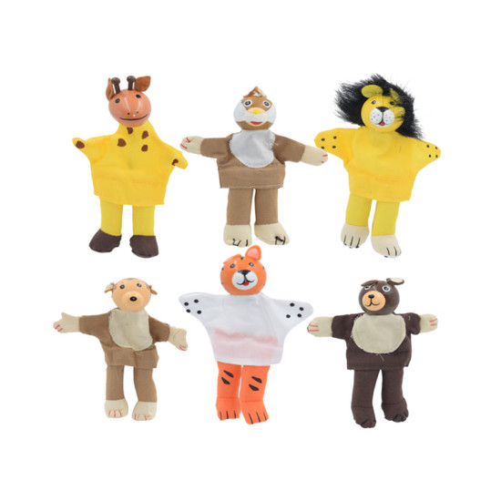 عرائس اصابع خشبية  - 6 شكل