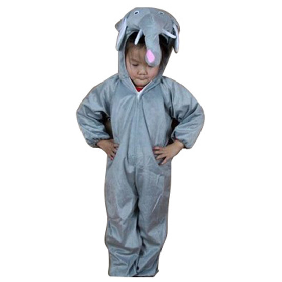 ملابس الحفلات والاستقبال التنكيرية - للصغار - شكل الفيل