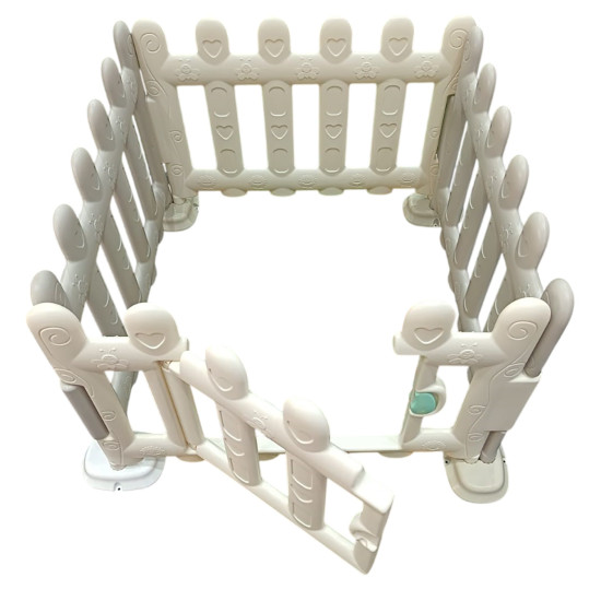 الحواجز الأنيقة الأبيض و الرصاصي  حواجز و حاجز مع باب