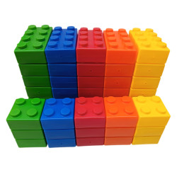 مكعبات كبيرة 45 قطعة 