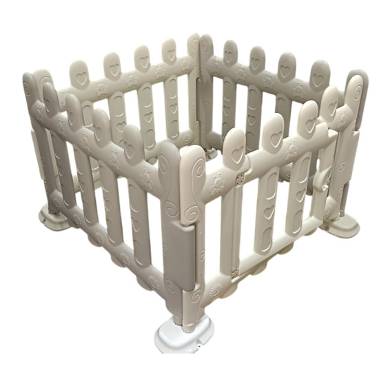 الحواجز الأنيقة الأبيض و الرصاصي  حواجز و حاجز مع باب