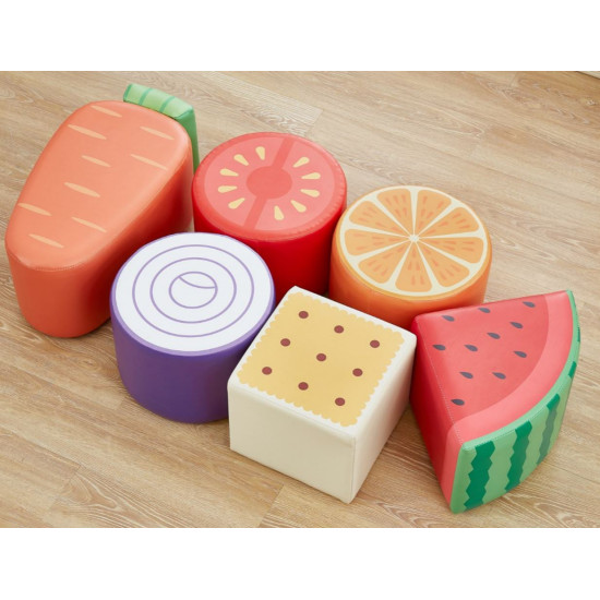 طقم الخضروات و الفواكه 6 قطع