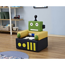 كنبة مفرد الفضاء - أخضر