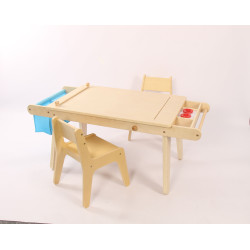 طاولة الرسم مع 2 كرسي
