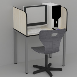 طاولة معمل حاسب الي خشبي 