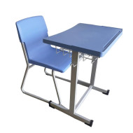 طقم طاولة وكرسي الشكل القديم لون سماوي ( الدرج شبك)