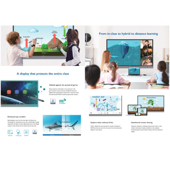 شاشة تفاعلية 65 بوصة ماكس هوب لا تحتاج كمبيوتر او بروجكتر