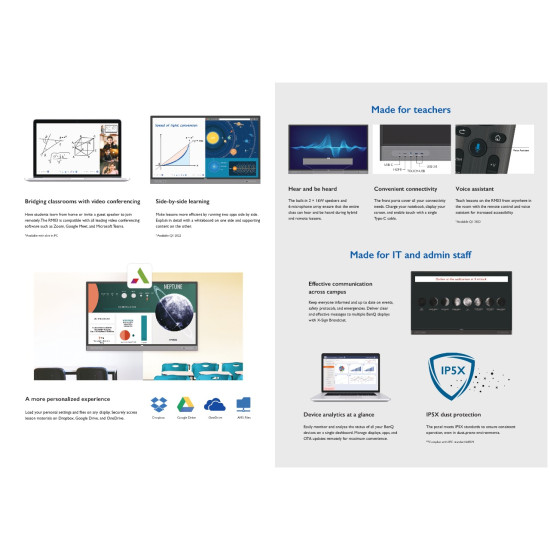 شاشة تفاعلية 65 بوصة ماكس هوب لا تحتاج كمبيوتر او بروجكتر